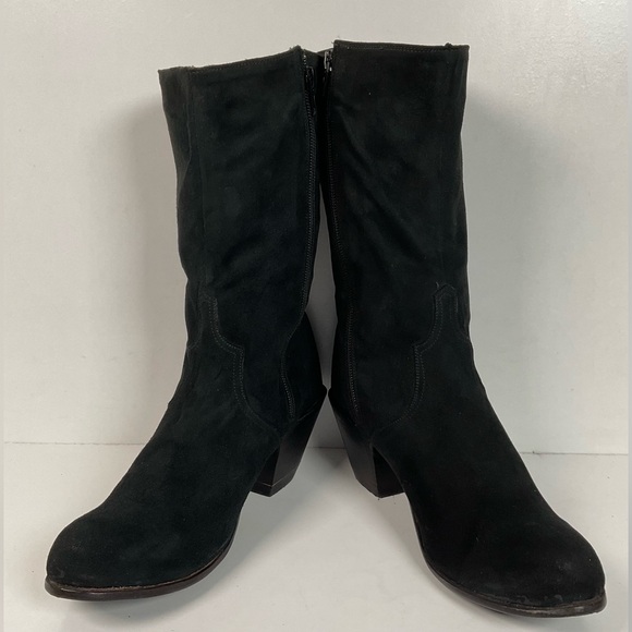 Lucchese Prototype Sock Booties 8 B Nubuck Suede Classics Handmade - Picture 11 of 16